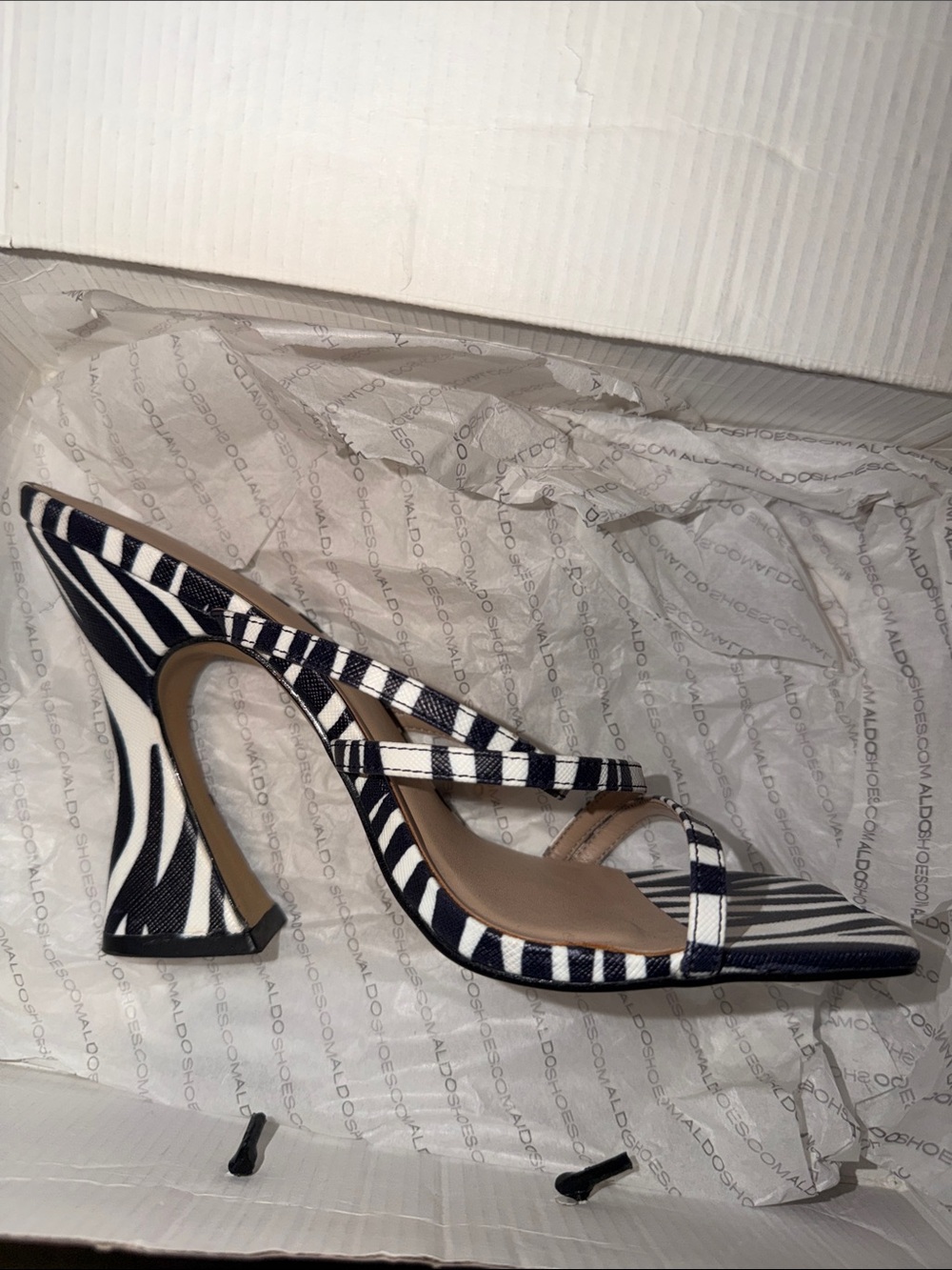 Aldo Zebra print heels